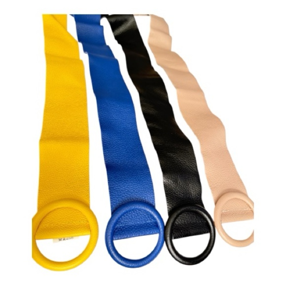 Italian Colorful Leather Belt 4 colors sold separately